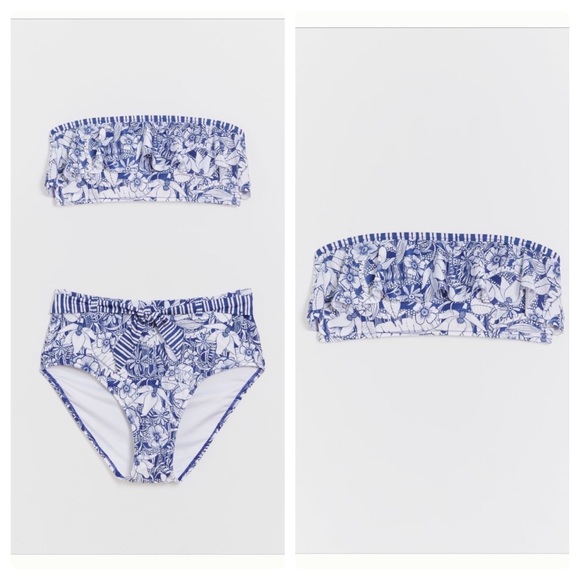 Anthropologie Other - Anthropologie Alana Gunn Wilson ruffled bikini set